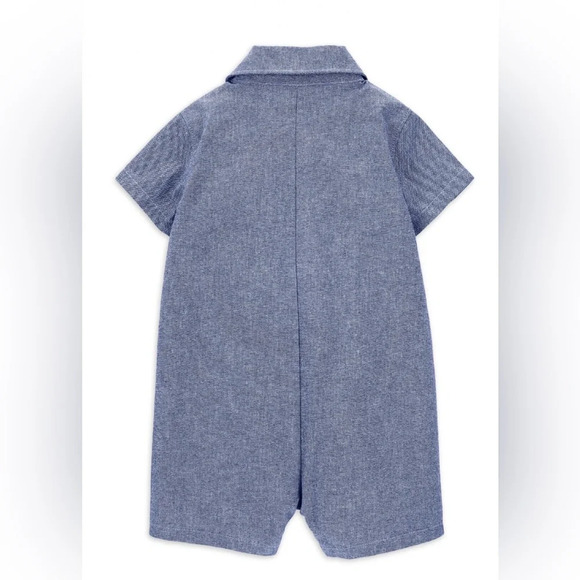 Carter's Child of Mine 100% Cotton Baby Boy Romper Size 6-9 Months NWT - Picture 2 of 9